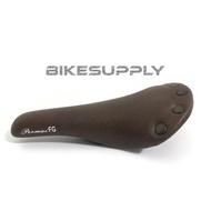 Saddle Permai FG Dark Brown Bicycle Saddle with Buttons