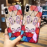 Samsung Note 10 Plus 9 8 S9 S8 S10 Plus A6 A8 Plus 2018 J7 Pro Colorful Lingge Rabbit Case
