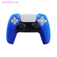 GREATSHORE Anti-slip Silicone Cover Skin For Sony PlayStation DualSense 5 PS5 Controller Case SG