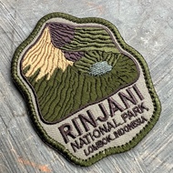Rinjani National Park embroidered patch