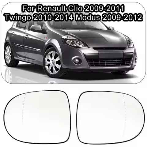 For Renault Clio 2009-2011 Twingo 2010-2014 Modus 2009 2010 2011 2012 Car Heated Mirror Glass 770104