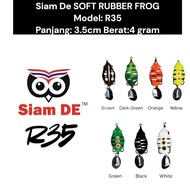 SIAM DE R35 SOFT FROG 3.5CM UMPAN HARUAN BUJUK TOMAN