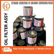 VT600 CBR250R CB400 CBR500 CBR650 OIL FILTER ASSY