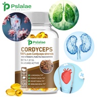 Pslalae Cordyceps (Cordyceps Extract) 1,000 mg, supports lung health, kidney health, heart health, a