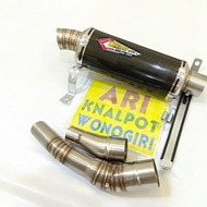 KNALPOT creampie OVAL KARBON NINJA 4tak 250 Fi RR MONO R25 NEW CB150R
