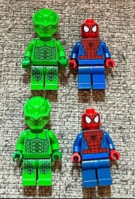 Lego 舊版全新人仔 Green Goblin + Spiderman
