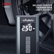 CH Vivan VT101 Pompa ban Mobil Portable Inflator Tire 5200 mAh - Hitam