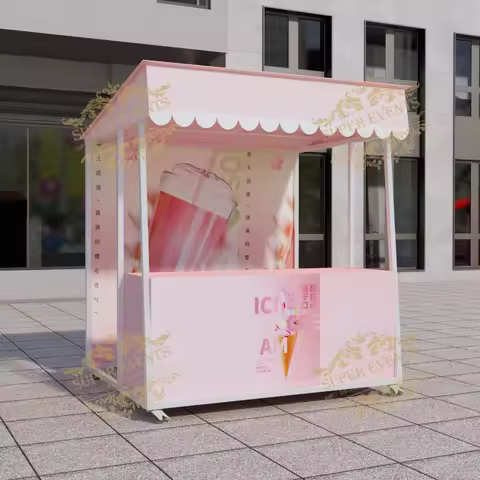 New Outdoor Activity Display Stand Tent Iron Frame Square Night Market Stall Promotion Pavilion Mark