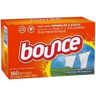Bounce USA clothes scented paper box of 80 sheets, 120 sheets, 160 sheets