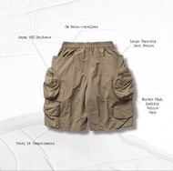 Goopimade Wide 11 Big Boy Utility Shorts Khaki