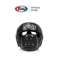 Fairtex เฮดการ์ดมวย HG14 หนังไมโครไฟเบอร์ อุปกรณ์มวยป้องกันเต็มหน้า แน่นหนา มองเห็นชัด เสริมคางและแก
