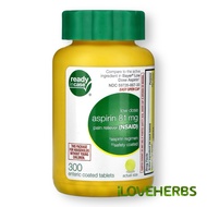 Ready in Case, Aspirin, 81 mg, 300 Enteric Coated Tablets