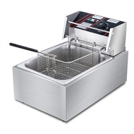 หม้อทอดไฟฟ้า 6 ลิตร 12 ลิตร 5000W หม้อทอดเฟรนซ์ฟรายไฟฟ้า สแตนเลส สวิตช์อิสระ