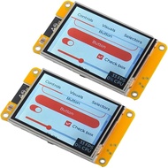 Paparan Kuning ESP32-2432S028R ESP32 2.8 inci - Skrin Sentuh Resistif 9341 Modul LCD TFT 240x320 Pap