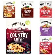 Jordans Country Crisp Cereals 500g [Chunky Nuts / Super Berry / Chocolate / Flame Raisins / Raspberries / Strawberries ]