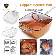 Kaisa Villa deep fryer non stick frying pan induction pan copper pan deep fryer non stick pan