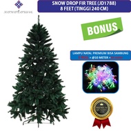 Christmas tree 8ft/240cm/2.4 Meters snow drop fir tree Type jd1788 8ft