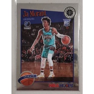 Ja Morant 2019-20 Hoops Premium Stock Tribute #297 Rookie RC NBA Card