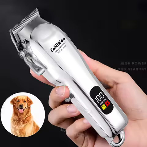Electric Dogs Grooming Clipper Professional Hair Cutter for Pets Hair Trimmer Cordless Low Noise Sha