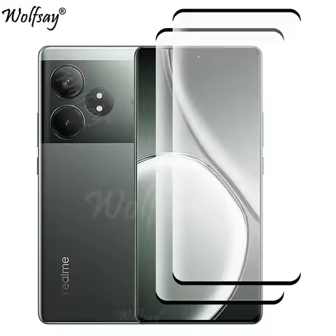 3D Curved Edge Tempered Glass For Realme GT 6 Screen Protector Realme GT 6 6T GT Neo 6 SE Glass For 