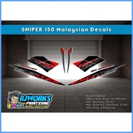 ▽ ◮ ◪ Sniper 150 Decals, EXCITER RC Decals