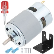 12V 775 DC Motor 3000RPM - 15000RPM High Speed High Torque Micro Motor Built-in Cooling Fan for DIY 
