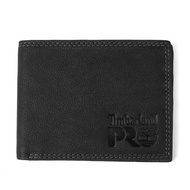 Timberland PRO Men's Slim Leather RFID Bifold Wallet with Back ID