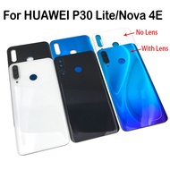 Huawei Nove 4e / P30 Lite Back Cover  Battery Case Glass Rear Housing Phone Replacement Parts