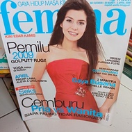 BUKU MAJALAH FEMINA edisi APRIL 2009