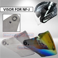 NFJ VISOR V-SHAPE KYT NFJ SIANG MALAM KYT HELMET