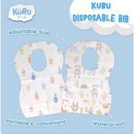 Lov me ️ Kuru Premium Disposable BIB |Disposable BIB |Slaber|Apron apron|Baby Apron