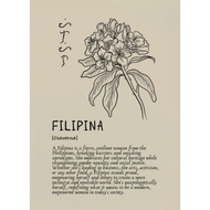 【Rozo shop】 Sampaguita Flower Vase Line Art Modern Abstract Filipino Sampaguita Botanical Poster Can