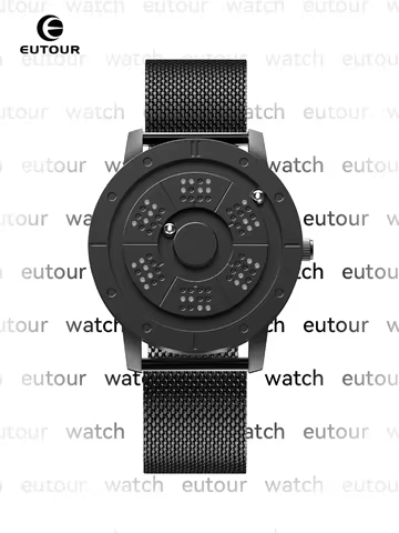 EUTOUR 2025 Magnetic Watch | Unisex Quartz Wristwatch | Stainless Steel Strap | Minimalist Casual St