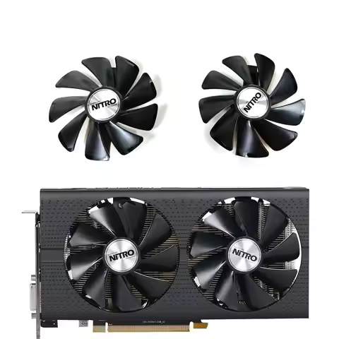 Original Sapphire RX 470 4G D5 OC CF1015H12D Cooler Fan For Sapphire RX 470 480 580 570 NITRO graphi