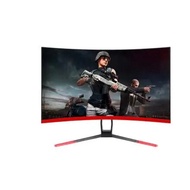 ⓞ27 inch Game Competition Curved Widescreen IPS/Led 24\" Gaming Monitor 75Hz HDMI/VGA input Whit ☀☋