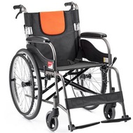 包安裝送貨-【鋁合金折背款】萬向前輪+雙重製動+折疊輪椅