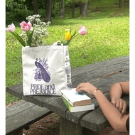 Pride and Prejudice Purple Book Tote