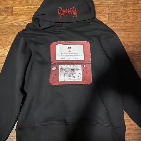 Harajuku Y2k Casual 3DS Hoodies Women Grunge Streetwear Sweatshirt Tops Goth Oversized Hoodie Clothe