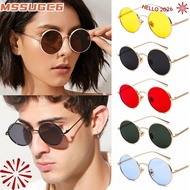 MSSUGYL Vintage Sunglasses Fashion Eyewear Circle Glasses Circle Glasses
