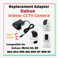 Replacement Adapter Dahua CCTV Camera Type-C 1.5 metre for Hero A1 B1, H2A H3A H5B H3i H3D H5D