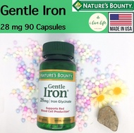 ธาตุเหล็ก Gentle Iron 28 mg 90 Capsules - Nature's Bounty