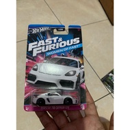 Hot Wheels Fast Furious Porsche 718 Cayman GT4 Women Of Fast 90%