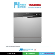 TOSHIBA DW-08T1(S)-MY COUNTER TOP DISHWASHER - 8 PLACE SETTING