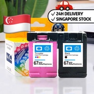 [SG STOCK] Compatible HP 67XXL 67 XXL Ink Cartridge HP 67 Cartridge HP 67 Color Ink for 2722 2723 41