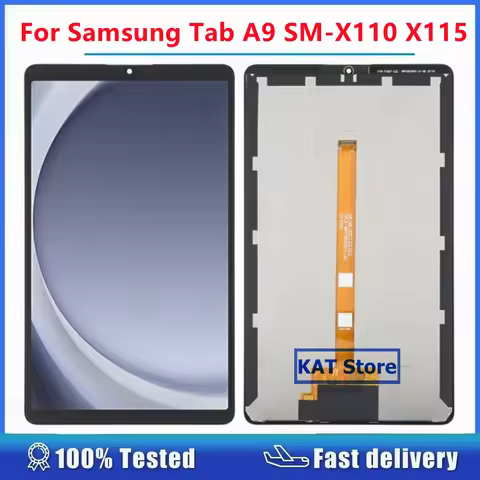 Compatible For Samsung Galaxy Tab A9 SM-X110 X110 X115 LCD Display Screen Touch Digitizer Full Assem