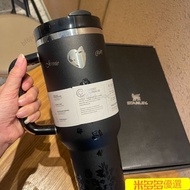 ((Invoices) Stanley x jennie Joint Water Bottle Korea Black Thermos Stanley Water Bottle Stanley Wat