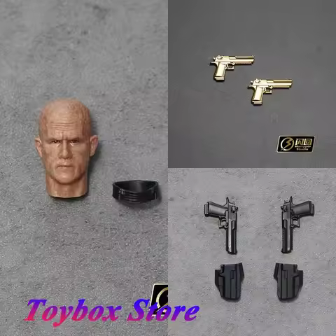 Manipple Studio 1/12 Deadpool Wade Lifelike Perfect Detail Design Head Sculpt For Shf Ml Body Mini B