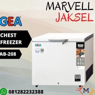 best seller Chest Freezer GEA AB-208 Freezer Box AB208 200 liter murah