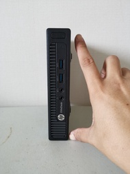คอมมือสอง HP Mini PC รุ่น EliteDesk CPU Core i5-6500T ฮาร์ดดิสก์ SSD M.2 128 GB ลงโปรแกรมพร้อมใช้ง