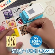 Stamp Border Punch Shape Craft Round Hole Punch Machine Toothed Puncher Embosser Handmade Scrapbook 